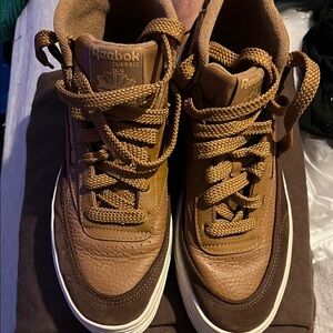 Reebok brown shoes